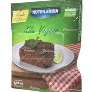 Pré-misto de 1 kg para Kibe Vegano da Nutrilândia Alimentos, ideal para receitas sem ingredientes de origem animal