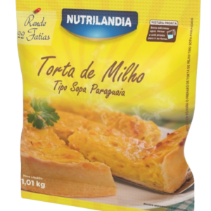 Pacote de 1kg de pré-misto para torta de milho tipo Sopa Paraguaia da Nutrilândia Alimentos